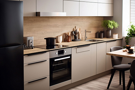 HPL Компакт плита Кедр 5622/RP Дуб Гровен (Радиальные Полосы) 3050 х 1220 х 12 мм. черная основа