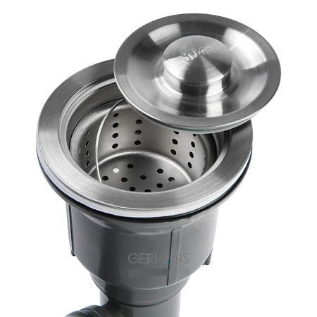 Мойка из нерж.стали Gerhans K37843-S 2 чаши 780*430*220 мм Сталь