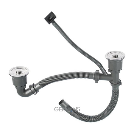 Мойка из нерж.стали Gerhans K37843-S 2 чаши 780*430*220 мм Сталь