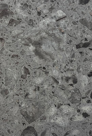 HPL Компакт плита Кедр 6409/PT Терраццо Антик (Питон) 3050 х 1220 х 12 мм. черная основа