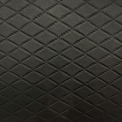 Кожаная панель DECO № 159 Ромбы черный 2800х1000х10 мм. (305)