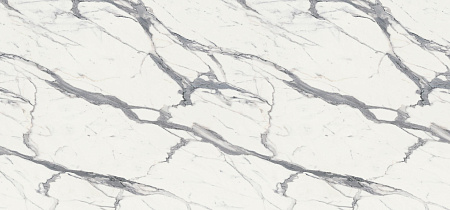 Компакт плита Мрамор белый 3027 (структура Сланец) 3050 х 650 х 12 мм. черная основа