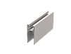 Профиль горизонт. нижний ( 1800мм) алюм. Кашемир глян