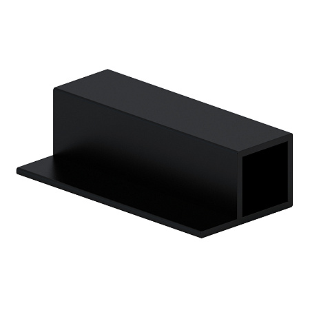 Профиль под ЛДСП Черный муар 3000 мм. (18)