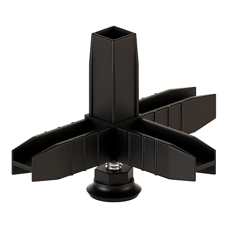 Коннектор 4 с регулируемой опорой Черный (24)