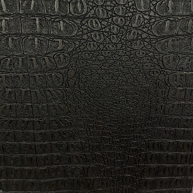 Кожаная панель DECO № 323 Крокодил черно-коричневый 2800х1000х10 мм
