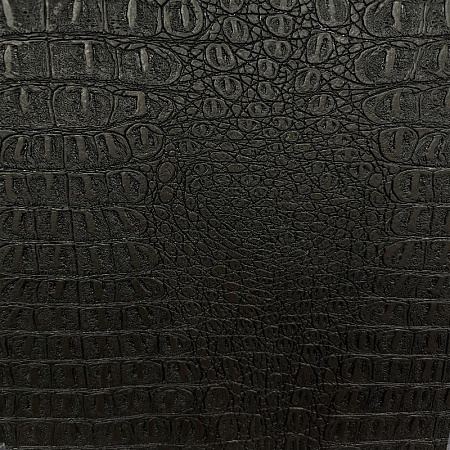 Кожаная панель DECO № 323 Крокодил черно-коричневый 2800х1000х10 мм