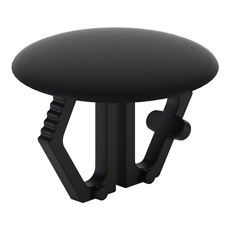 Заглушка пластиковая под отверстие Черный (20)